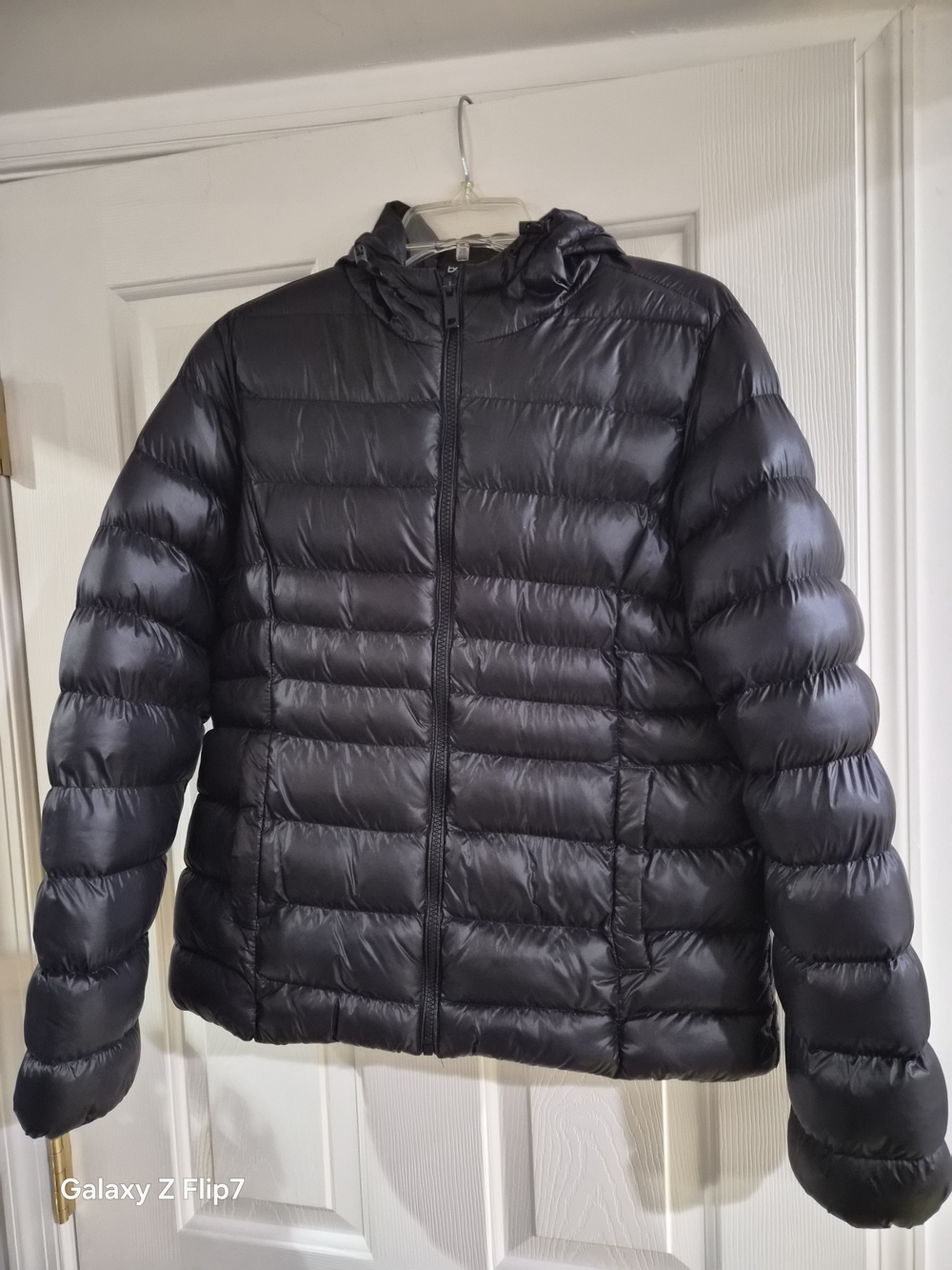 Boohoo Black Hooded Puffer Jacket
